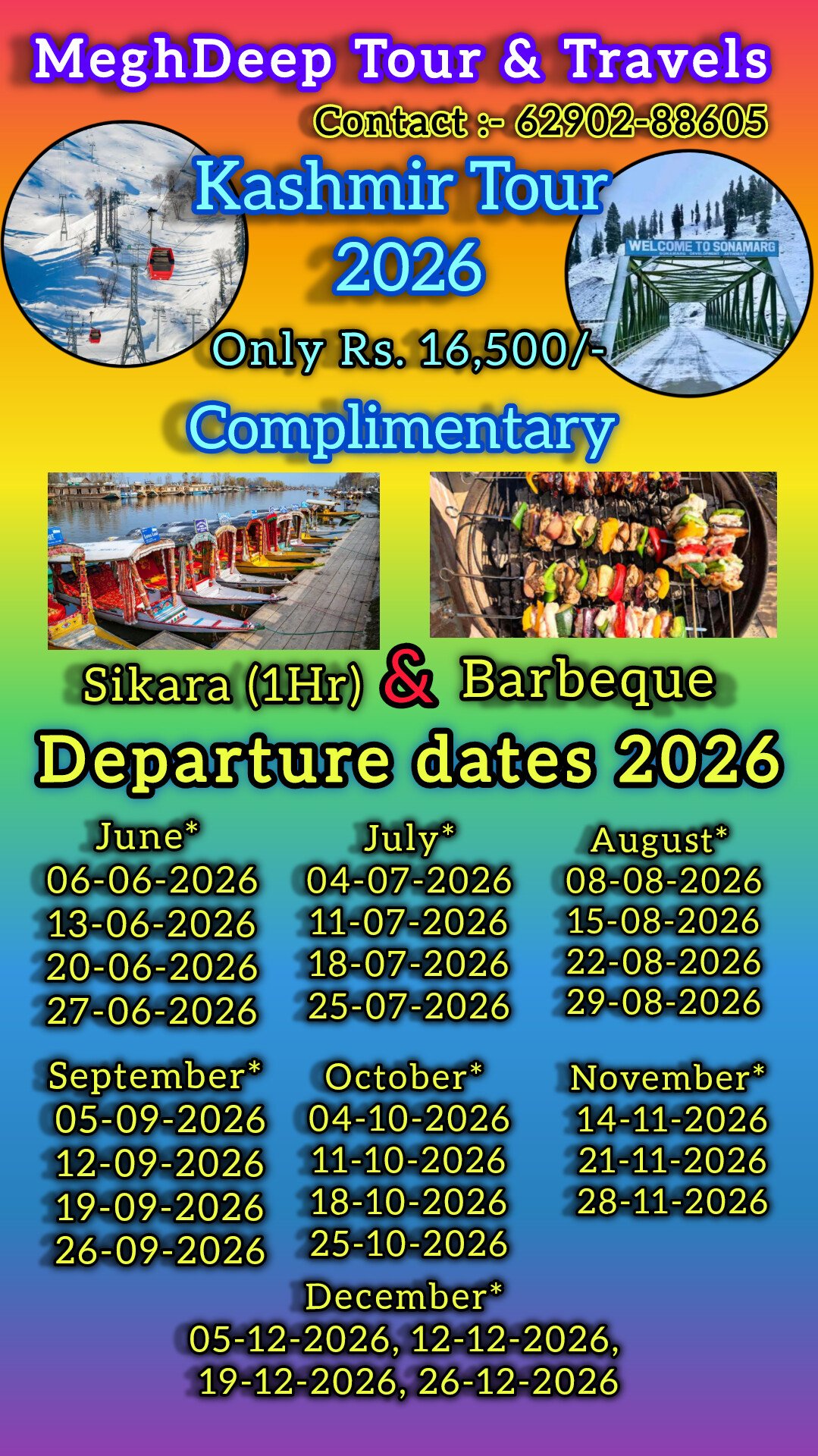 Kashmir - Vaishna Devi - Amritsar